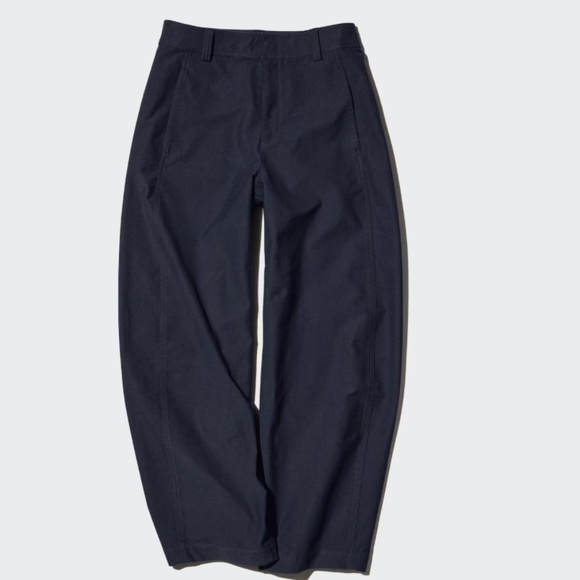 Uniqlo Jersey Barrel Pants in Navy - Picture 5 of 7